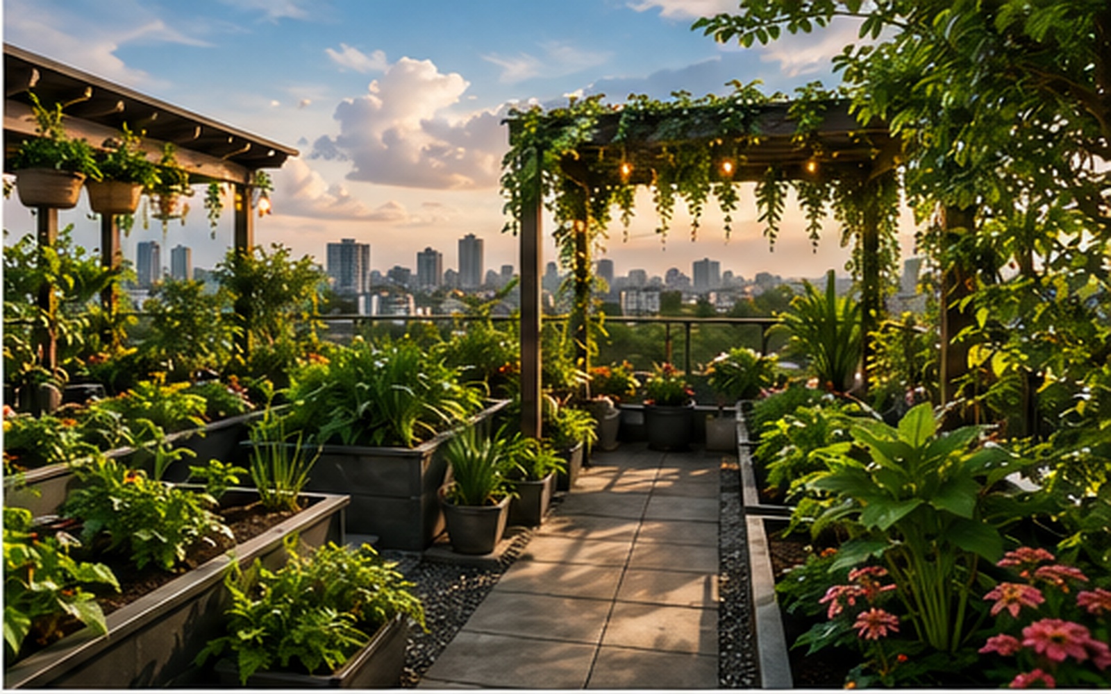 Rooftop garden